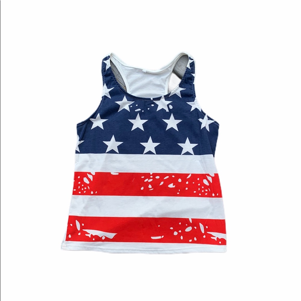 NEW JULY 4TH TANK LARGE WILL SHIP FAST!